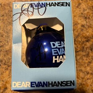 Dear Evan Hansen Broadway Cast Signed Ornament